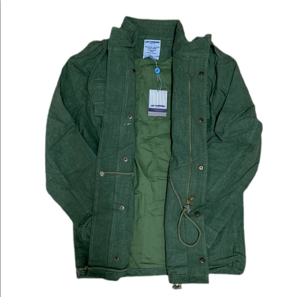 Les Canebiers NWT Military-Style Jacket - Green NWT - Picture 3 of 7